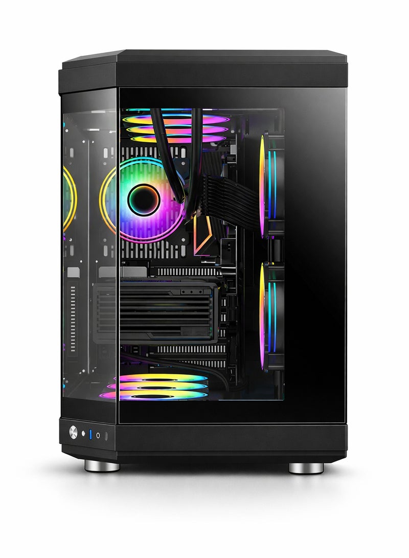 Game Sekret Chiller Gaming PC - Intel Core i7-14700K | GeForce RTX 5070 12GB GPU | 32GB DDR5 RAM-1TB NVMe SSD | 360mm Liquid Cooler-B760 MB-750W Gold PSU | WiFi-Bluetooth-Windows 11 Pro | Game Sekret Desktop Computer | 1 Year Warranty - Image 3